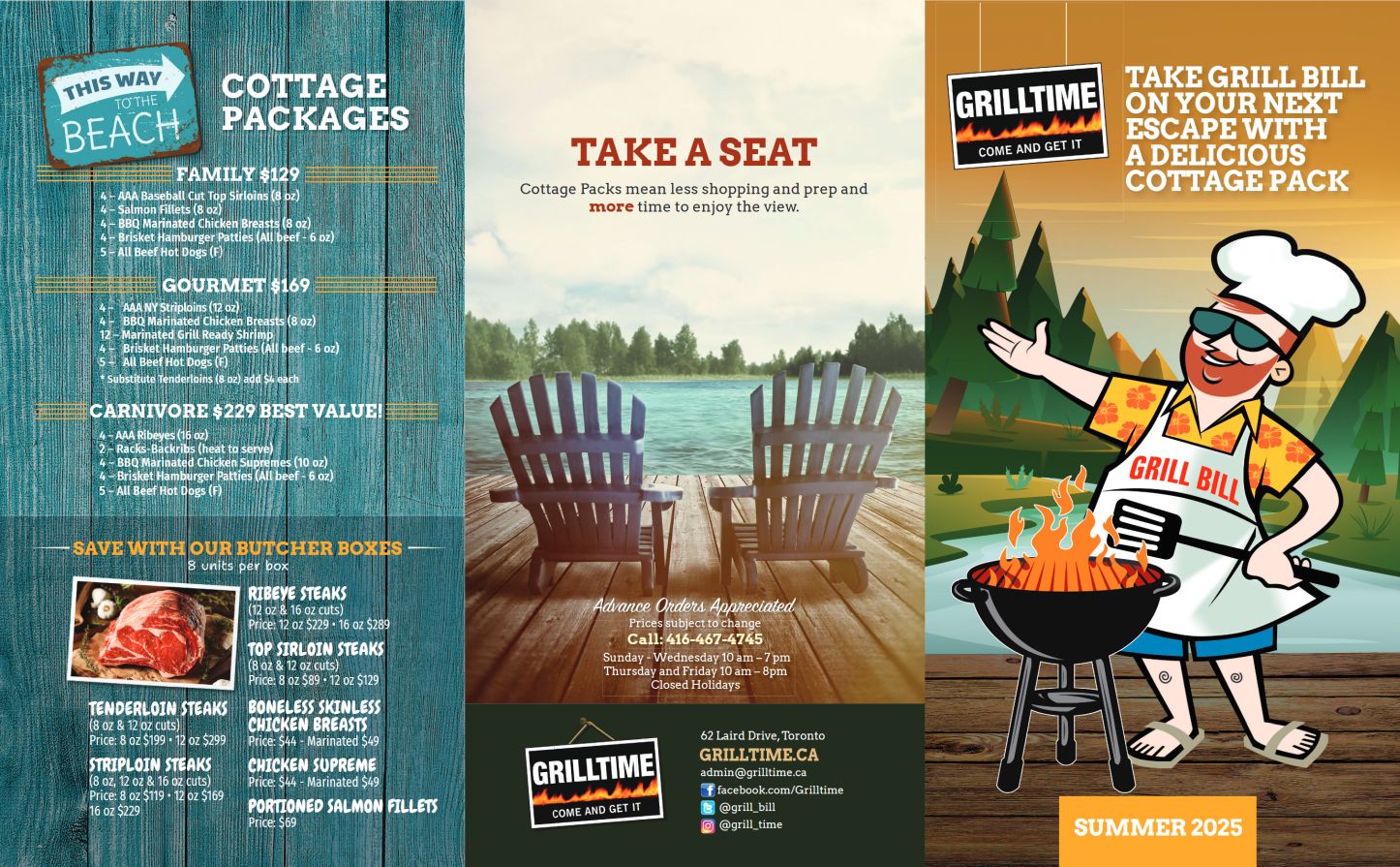 Cottage Packs and Butcher Boxes